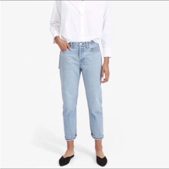 Everlane Boyfriend Jeans Light Wash Size 27 - Picture 6 of 8